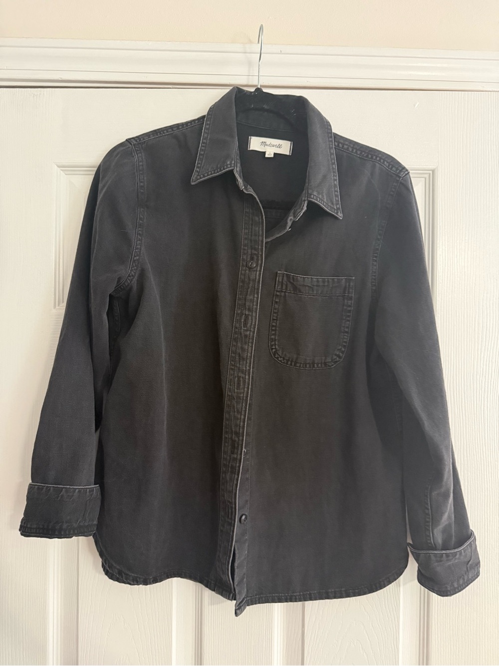Madewell Washed Black Button-Down Shirt